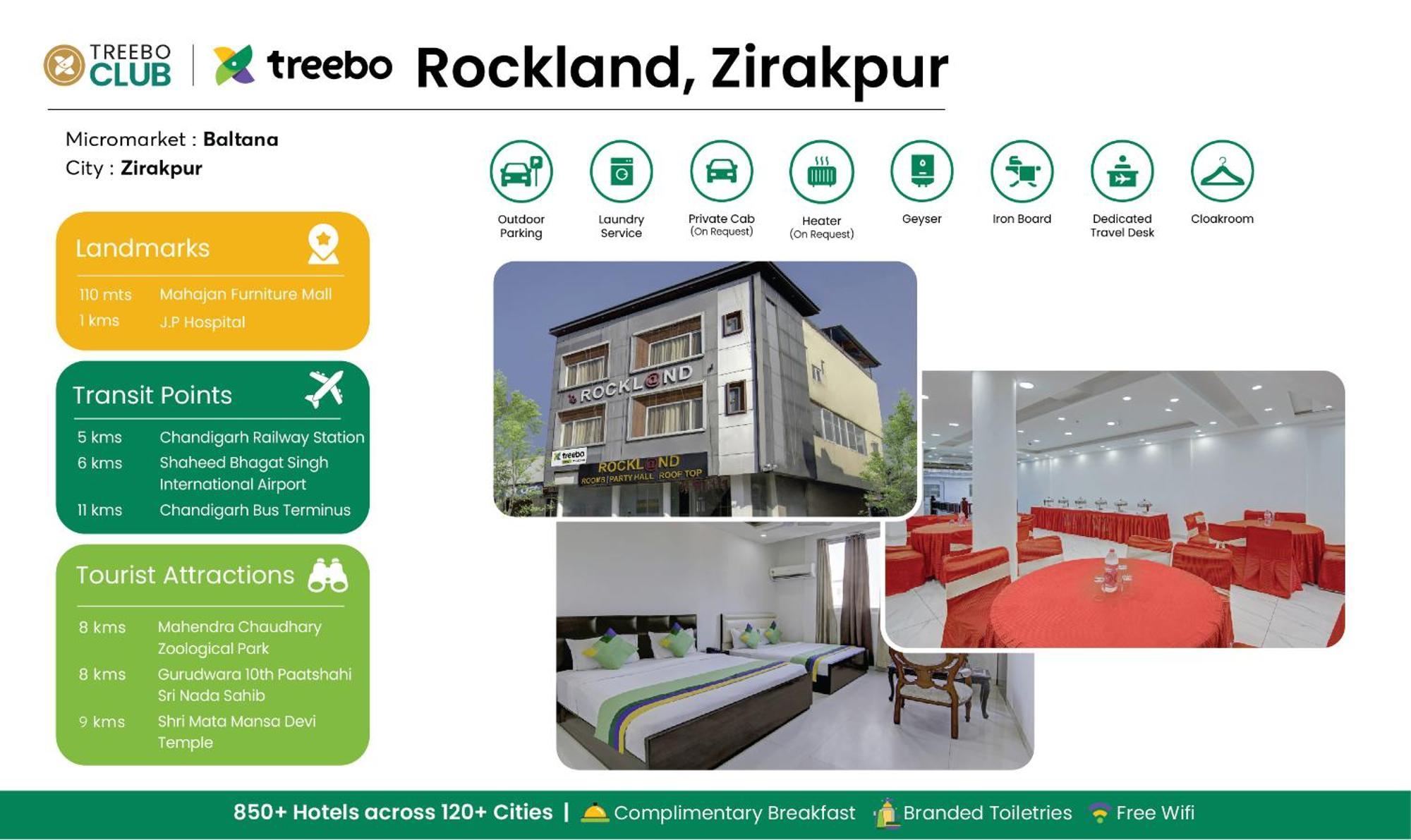 Treebo Rockland, Zirakpur Ξενοδοχείο Εξωτερικό φωτογραφία